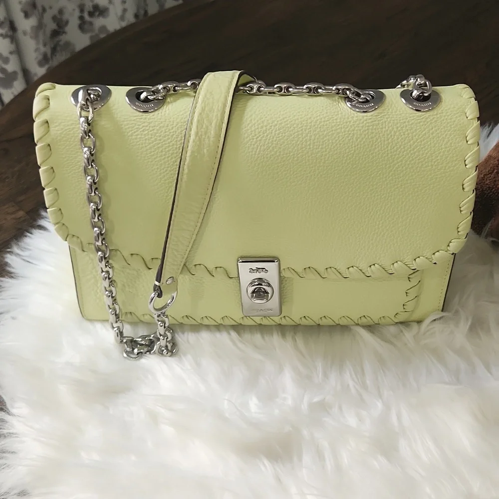 NWT. Coach Lane whipstitch shoulder bag and accessories - Picture 8 of 16